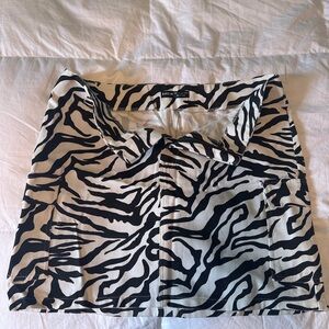 Zebra skirt